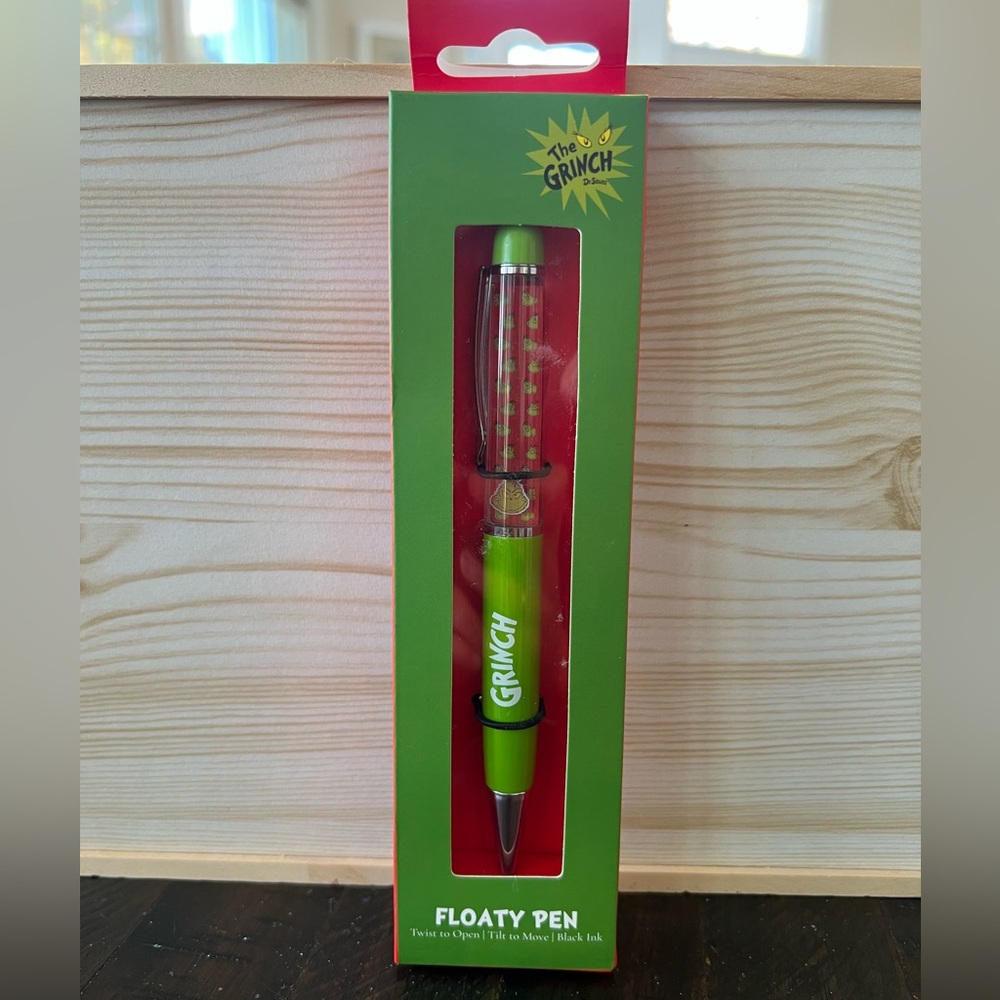 The Grinch Green Floaty Pen